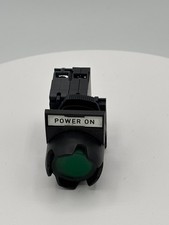 ALLEN BRADLEY GREEN ILLUMINATED PUSH BUTTON 800F-X10 800F-N3G CONTACT BLOCKS