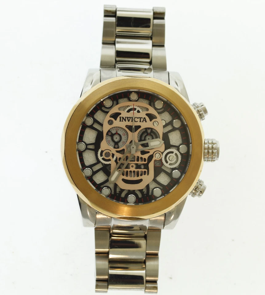 Herren Invicta 18865 Zwei-Ton Edelstahl Corduba Chronograph Tag Datum Uhr - Bild 1 von 4