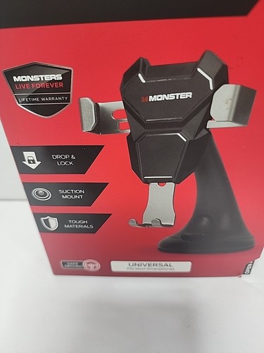 Monster Aluminum Gravity Dashboard Car Mount For Cell Phone Universal Open Box. - Zdjęcie 2 z 3