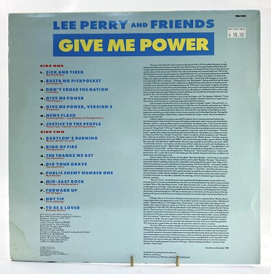 LEE PERRY & FRIENDS GIVE ME POWER 1988 LP VG++ Vinyl Record