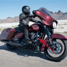 Engine Highway Crash Guard Bar Black For Harley Touring Road Street Glide 09-24