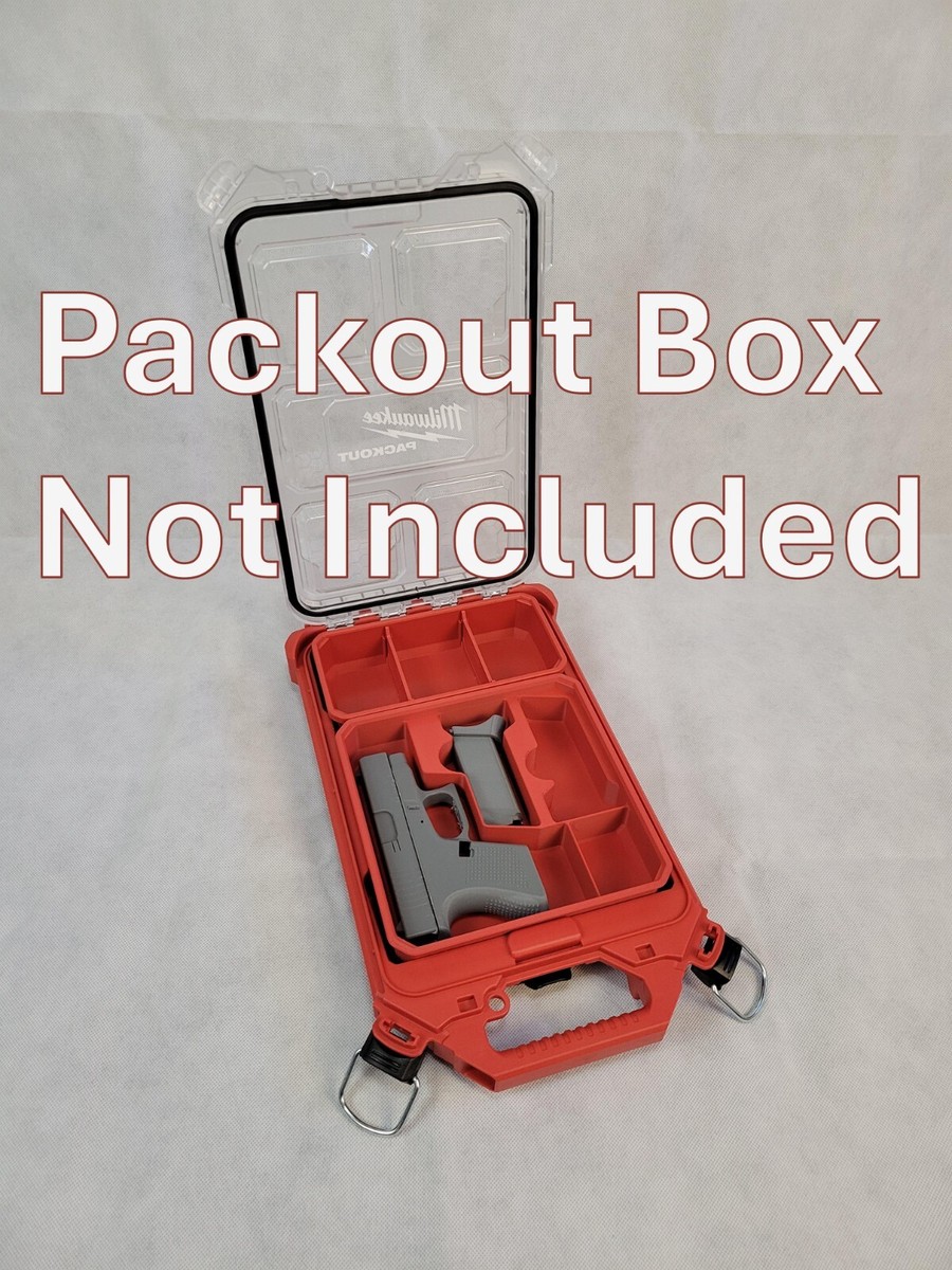 Compatibel met Milwaukee Packout Compact, 3D-geprint PLA inzetstuk voor de Multitool BMT M18, organizer voor compact box, robuust en overzichtelijk ( Multitool BMT M18