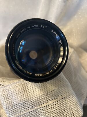 FOR NIKON SIGMA ZOOM 1:3.5 -4.5 F=35-105 Multi Coated Hoya Skylight 55mm Camera