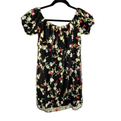 Kimchi Blue - Urban Outfitters Black Floral Embroidered Dress Women's Medium | eBay Kimchi Blue - Urban Outfitters Black Floral Embroidered Dress Women's Medium | eBay