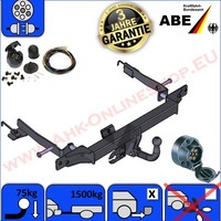 Ahk & ES7 FüR Honda Accord Viii Tourer Cm 03-08 AnhäNgerkupplung Kombi Komplett