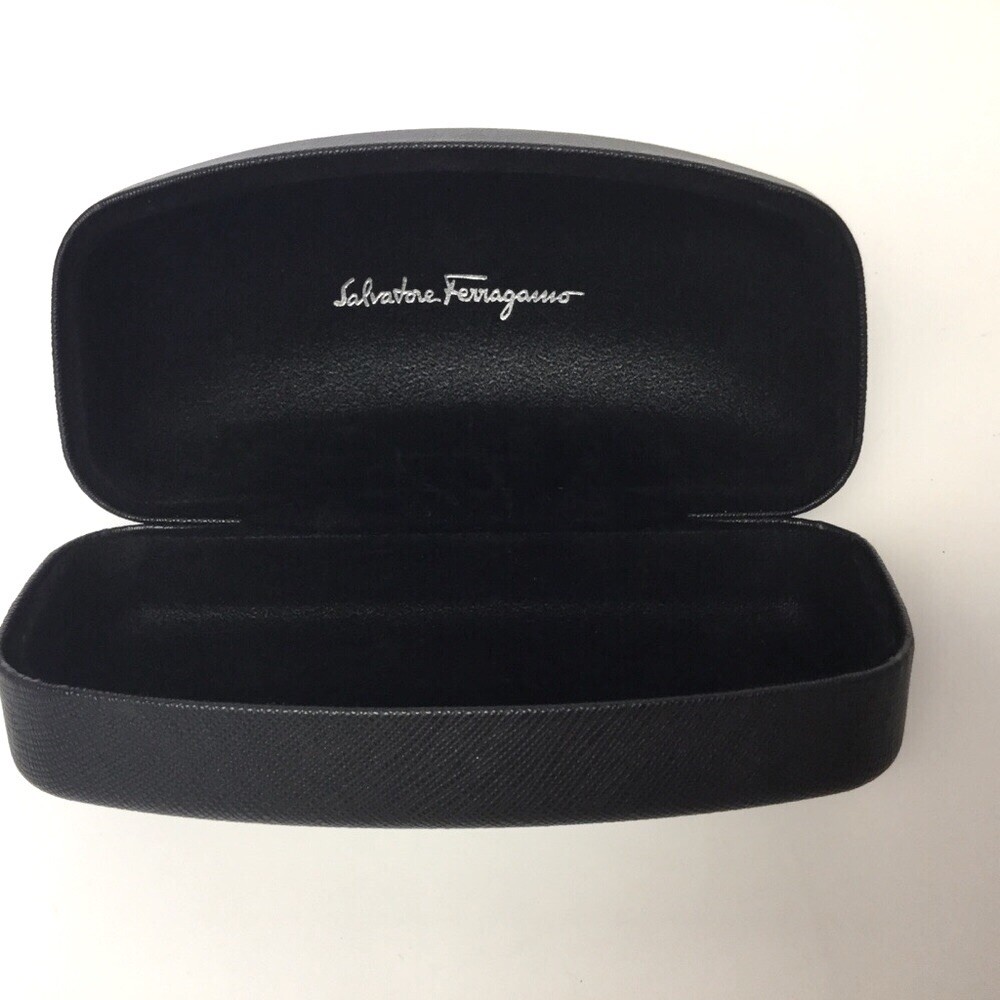 SALVATORE FERRAGAMO HARD SHELL SUNGLASSES CASE WITH CLEANING SALVATORE FERRAGAMO HARD SHELL SUNGLASSES CASE WITH CLEANING