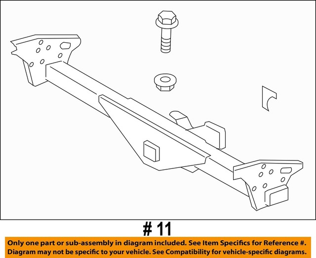 Trailer Hitch 5190804010 Fits 2014 Toyota OEM for sale online eBay