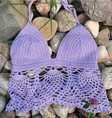 crochet bralette halter
