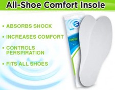 2 pairs SOF COMFORT Soft FOAM INSOLES for Shoes Boots MEN WOMEN inserts Cushions