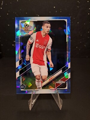 Antony Rookie SP Blue Saphire Edition Topps Chrome 20-21 Ajax Manchester United 