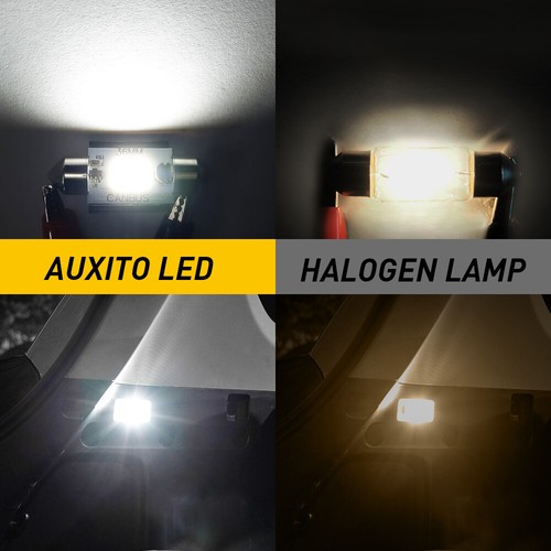 2 PIEZAS 6418 Blanco 6411 36MM Placa LED Etiqueta Bombilla para Mercedes BMW Audi - Imagen 5 de 25
