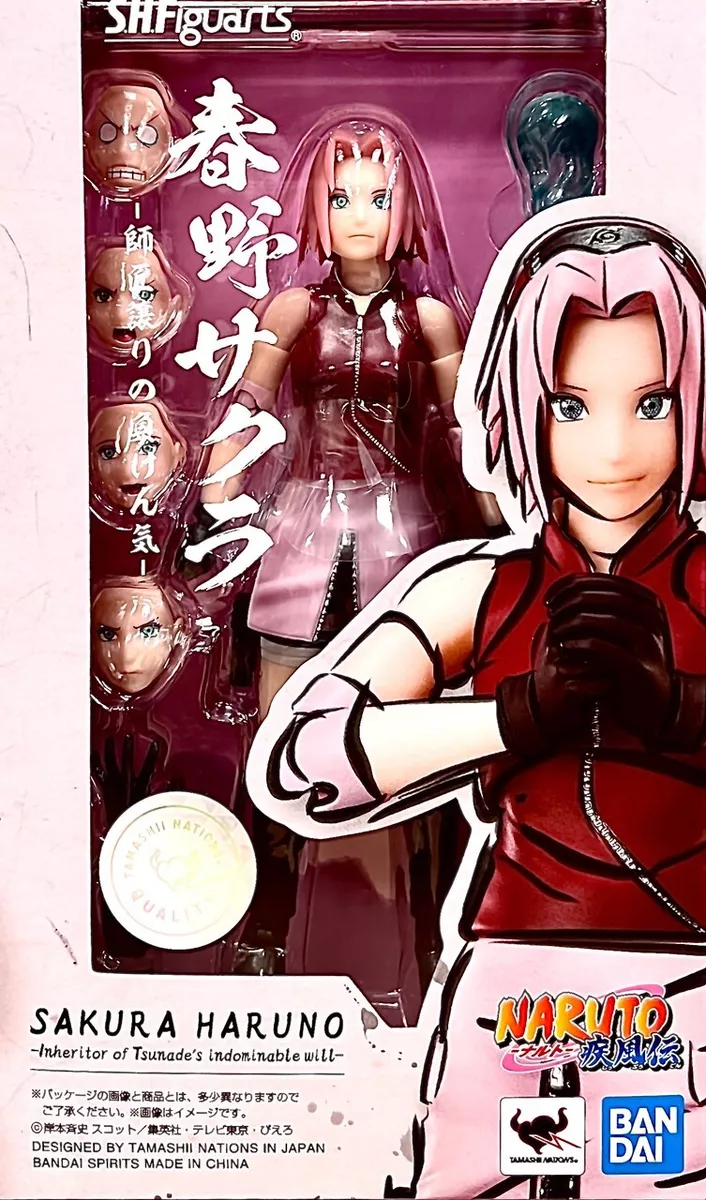 Sakura Haruno Naruto Action Figure Bandai - Pronta Entrega