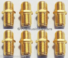 8X F Coax Coaxial Cable Coupler Splice Female Video Connector Jack Adapter VWLTW