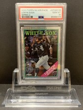 2023 Topps Chrome Silver Pack Lenyn Sosa Rookie RC PSA 10 POP 1