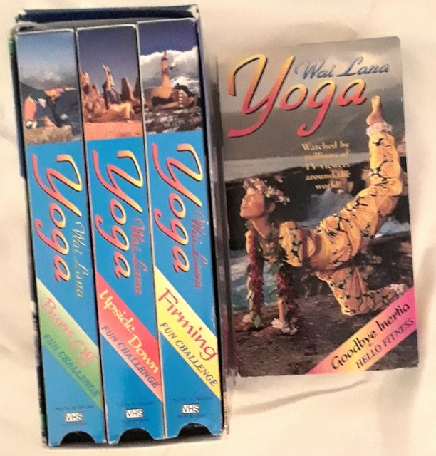LOT OF 4 WAI LANA YOGA BEGINNERS - INTERMEDIATE VHS TAPES ...