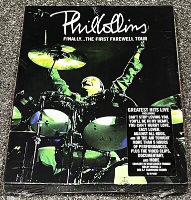 NEW!! Phil Collins: Finally...The First Farewell Tour DVD Set - FACTORY SEALED!!