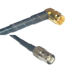 RFC195 SMA MALE ANGLE to BNC FEMALE Coax RF Cable USA-Ship Lot