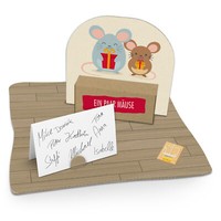 Itenga Geldgeschenk Verpackung MäUse Einkaufen Gutschein Geldkarte Geschenkkarte