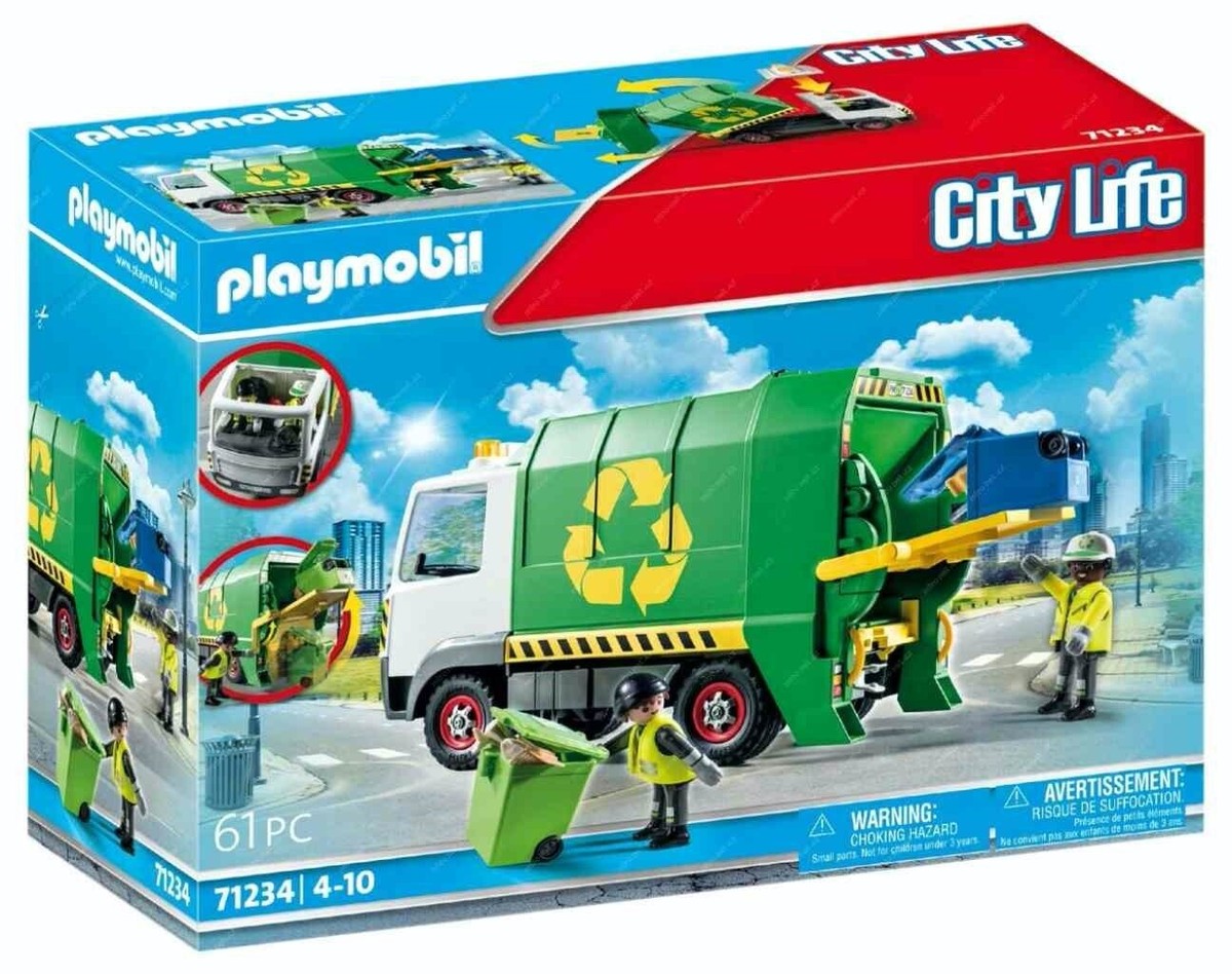 Playmobil 71234 City Life: Recycling vehicle