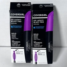 2 packs of CoverGirl So Lashy! Blast Pro Mascara ~ Extremely Black (820)