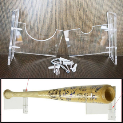 Wall Mount Horizontal Baseball Bat Acrylic Holder Brackets Display Stand - Baseball Bat Wall Mount Horizontal Wall Mount Horizontal Baseball Bat Acrylic Holder Brackets Display Stand - Baseball Bat Wall Mount Horizontal