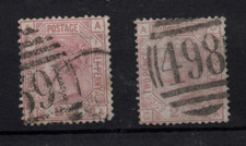 GB QV 2 1/2d rosy mauve SG139 Plate 1 & 3 fine used WS32479