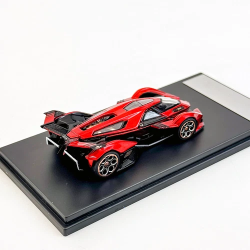 LMF 1:64 Lamborghini V12 VGT Car Model Alloy Diecast Display Gifts Red/blue - Picture 9 of 23