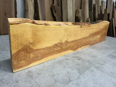 Live Edge Pine Wood Shelf / Figured Pine / Kiln Dried Pitch Pine Shelf / Lumber