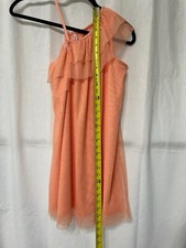 FabKids Orange One Shoulder Girls Dress XL Fab Kids