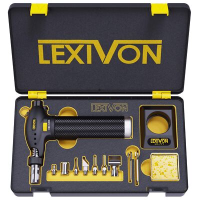 	Lexivon Butane Torch Multi-Function Kit Power Soldering Set 125W LX-771	
