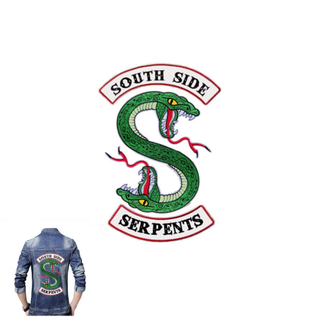  Riverdale  South  Side  Serpent Broderie fer coudre sur 