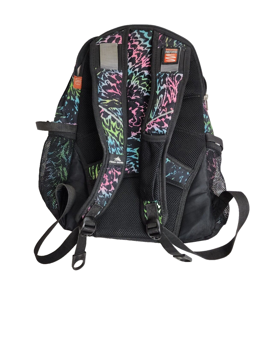 High Sierra Tech Spot Swerve rainbow tiger print backpack NWT very nice bkpack High Sierra Tech Spot Backpack Swerve Rainbow Tiger Print  main image 4