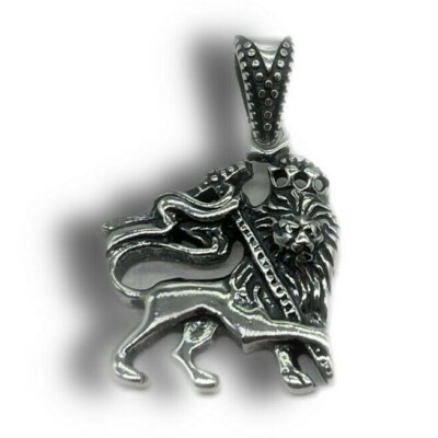 925 Sterlingsilber König des Dschungels Löwe Anhänger