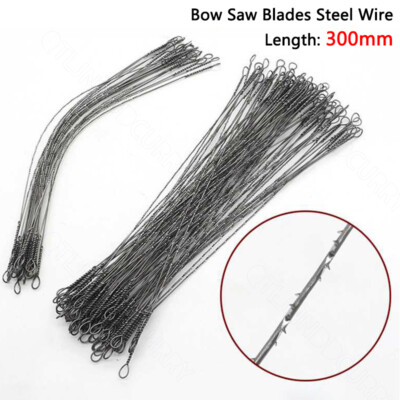 300mm Bow Saw Blades Steel Wire Carved U-Shaped Hacksaw Drawloom For Woodworking