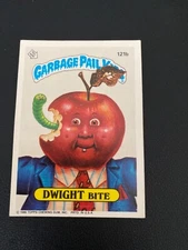 1986 Garbage Pail Kids #121b Sticker Dwight