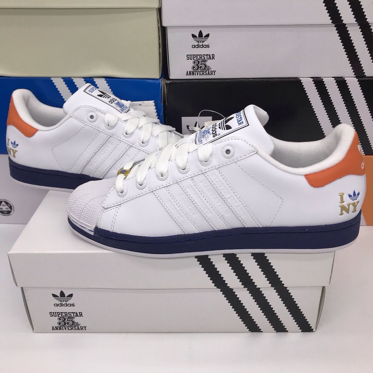 Size 11- adidas Superstar 35th Anniversary City Series New Size 11- adidas Superstar 35th Anniversary City Series New