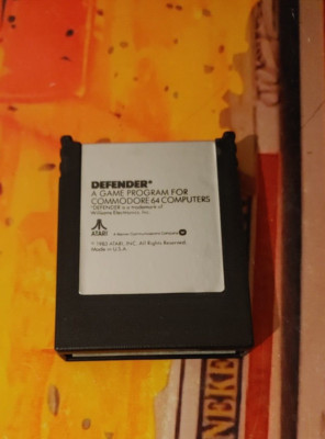 Defender (1983) Commodore 64 C64 (Modul / Cartridge) works 8-bit classic