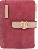 Reetee Damen GeldböRse Klein Pu Leder 6 FäCher MüNzfach Zipper Brieftasche