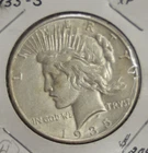 1935 S US Peace Silver Dollar $1 XF+