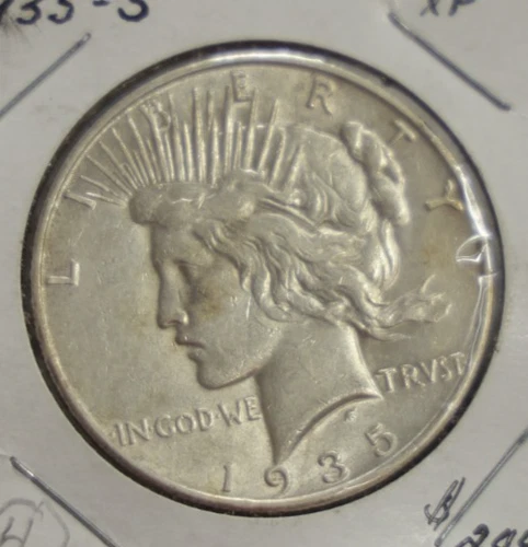 1935 S US Peace Silver Dollar $1 XF+