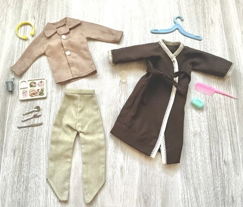 Barbie Ken Clone Doll Clothes & Accessories Lot Assorted Vintage 1970s
