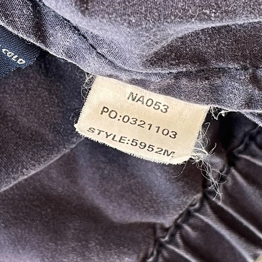 Куртка мужская Chaps Ralph Lauren средний размер синяя Harrington Bomber клетчатая с подкладкой герб - Изображение 4 из 4