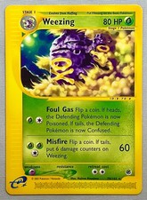 Pokémon Weezing #70/165 Non-Holo Rare - 2002 Expedition Base Set - NM or Better! on eBay
