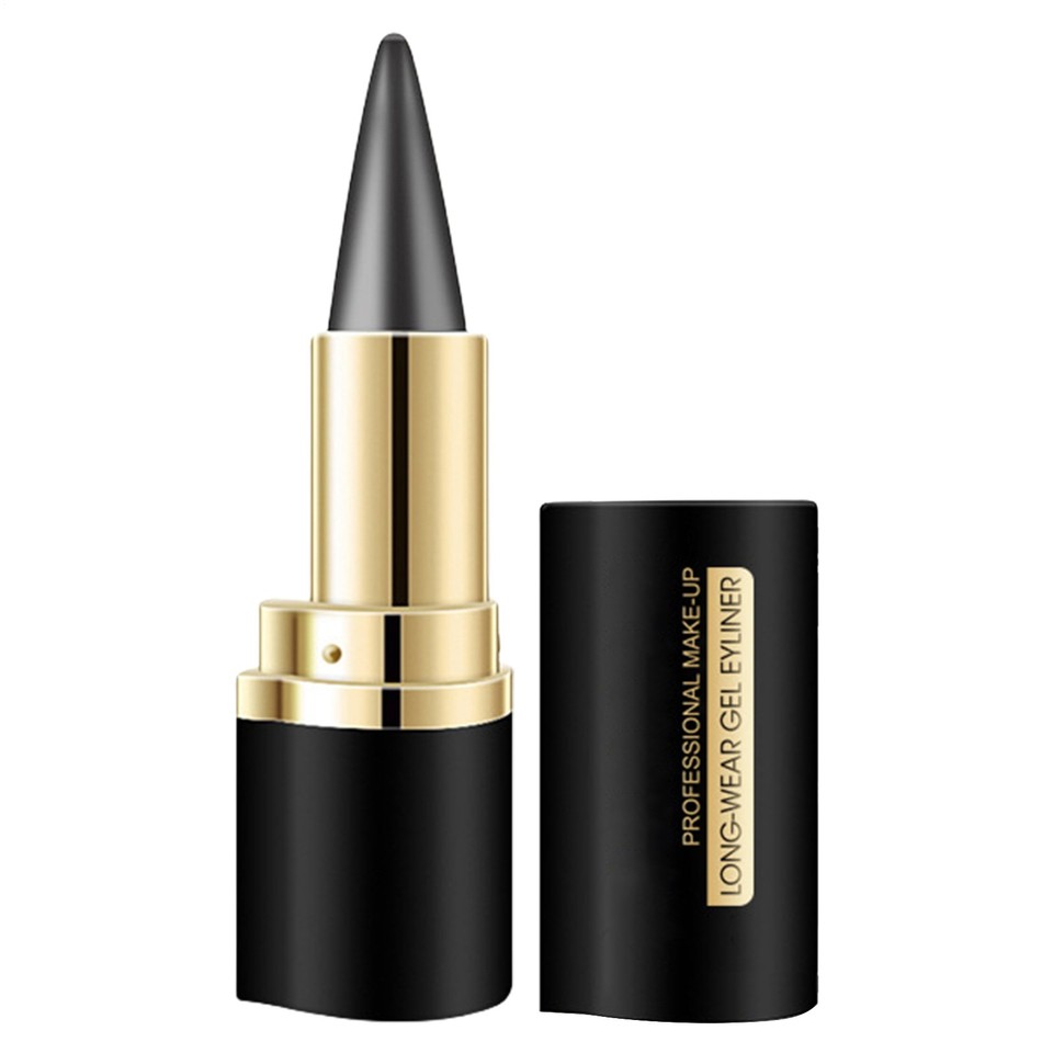 Ayky Gel Eyeliner 3 Farben – Schwarz, Dunkelgrau, Braun, Wasserfester Langzeit-Halt, In Lippenstift-Form