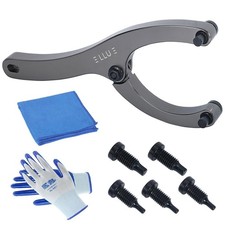 8.3-inches Heavy Spanner Wrench with Handle, Adjustable Gland Nut Wrench for ...