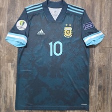 2019 Adidas Argentina Away Soccer Jersey Lionel Messi Men M Copa America Brazil