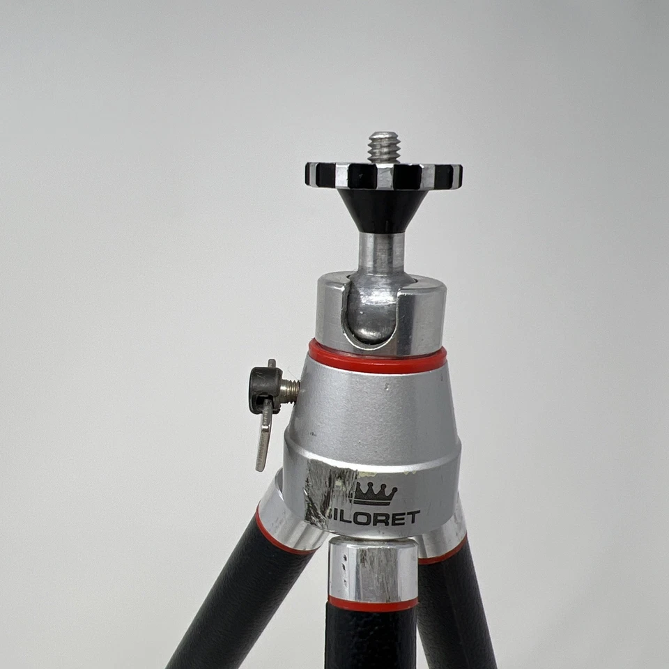 Tripé telescópico compacto BILORA Biloret junta esférica modelo 2037 fabricado na Alemanha - Imagem 2 de 4