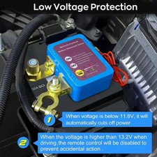 Battery Disconnect Power Switch 12V 240A Shut Off Cut Off Kill Switch With Remot