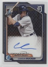 2024 Bowman Chrome Prospect Auto Carson Rucker #CPA-CR Auto 04tw