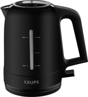 Krups Wasserkocher BW2448 Schwarz 1,6L 2400W Kabellos Kalkfilter